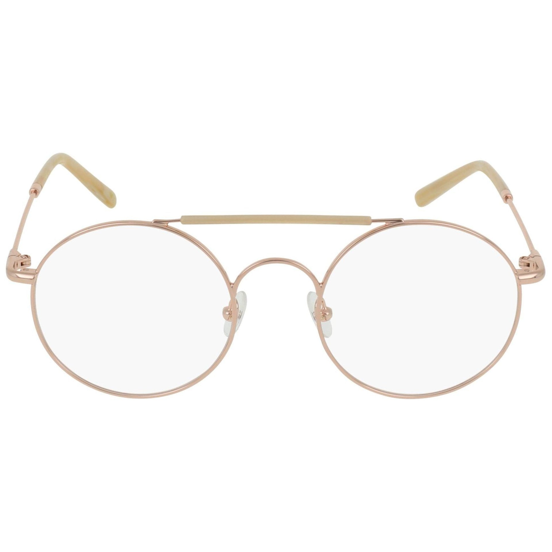 Round deals aviator eyeglasses