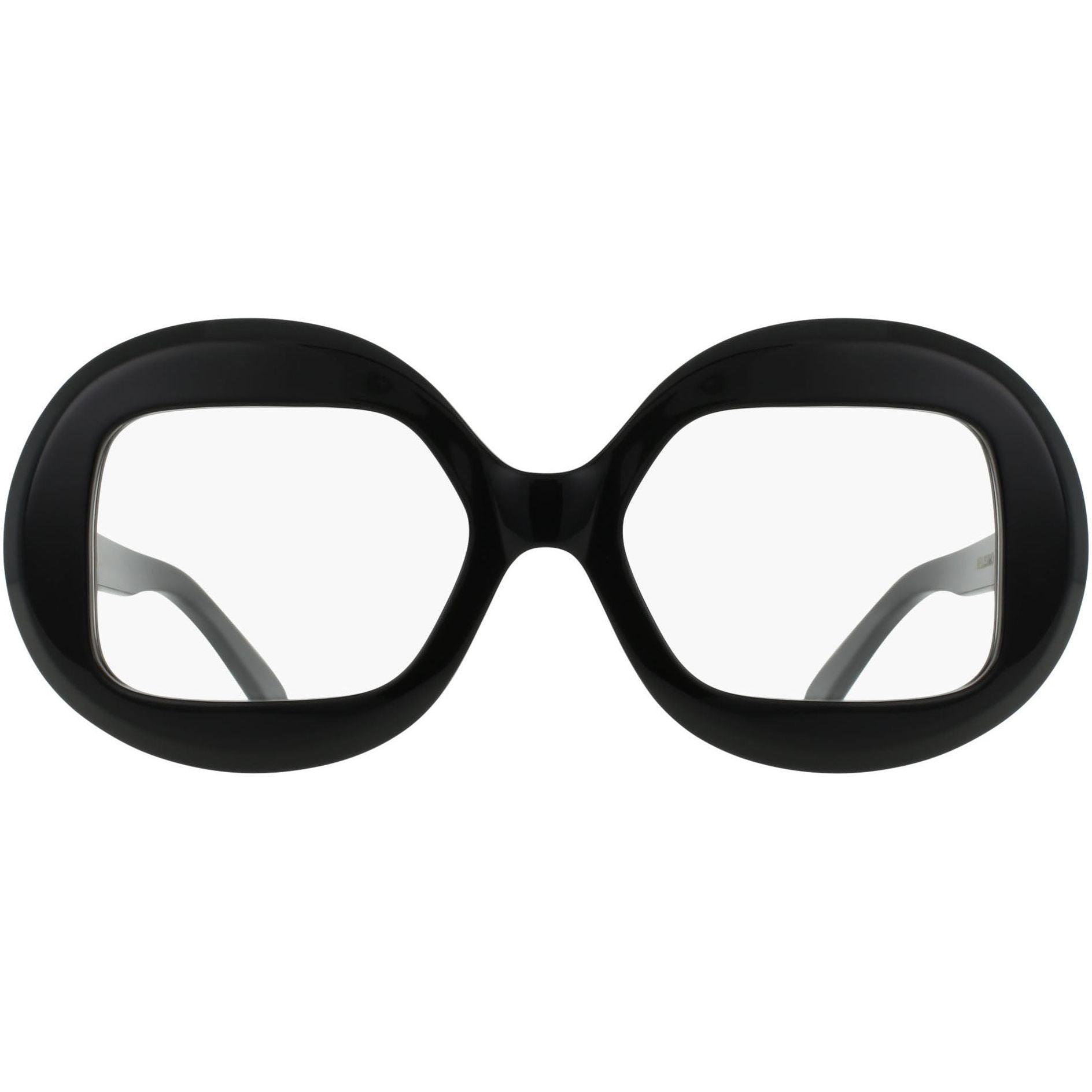 Oversized best sale black glasses