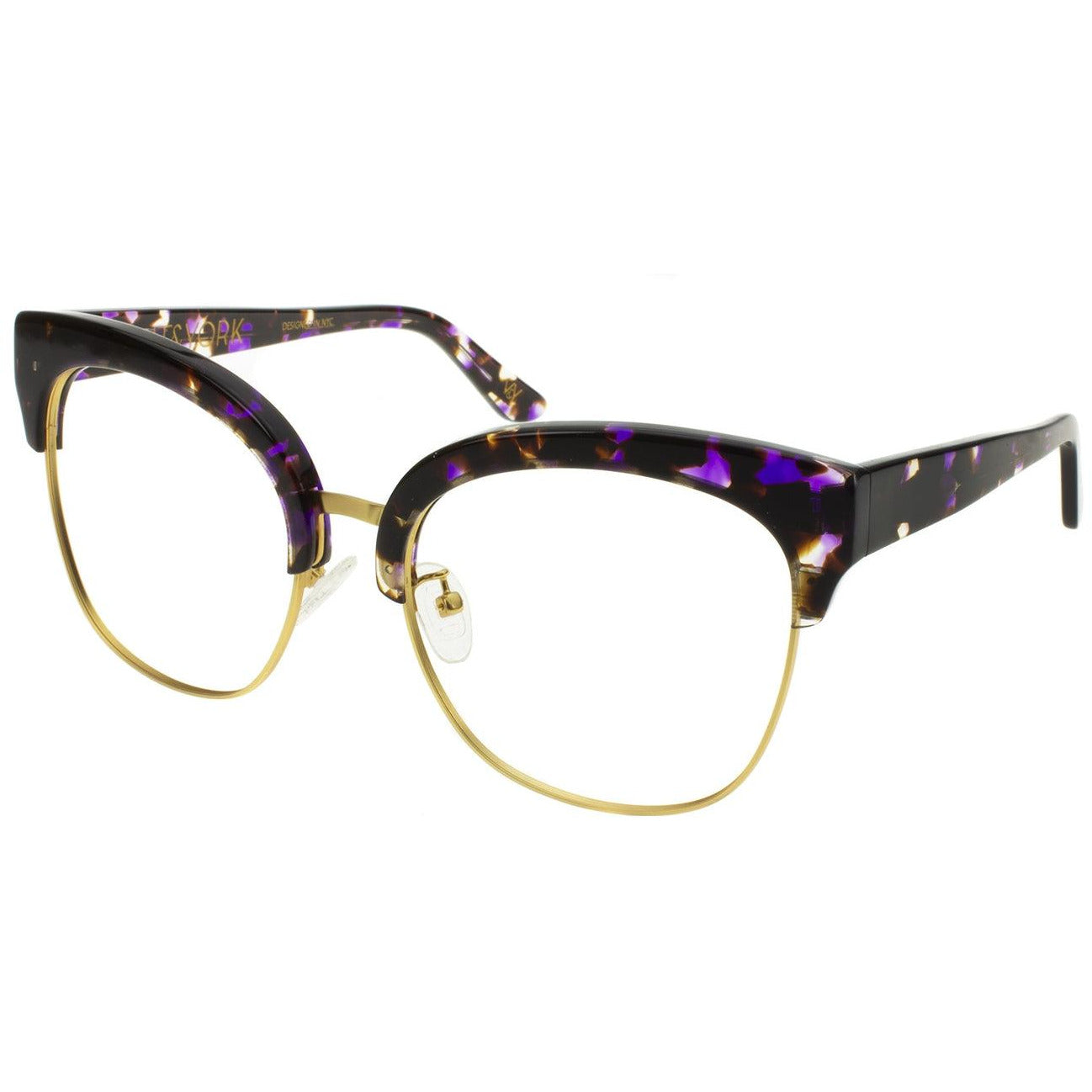 Face a Face Ebony 1 Cat fashion Eye Glasses Purple